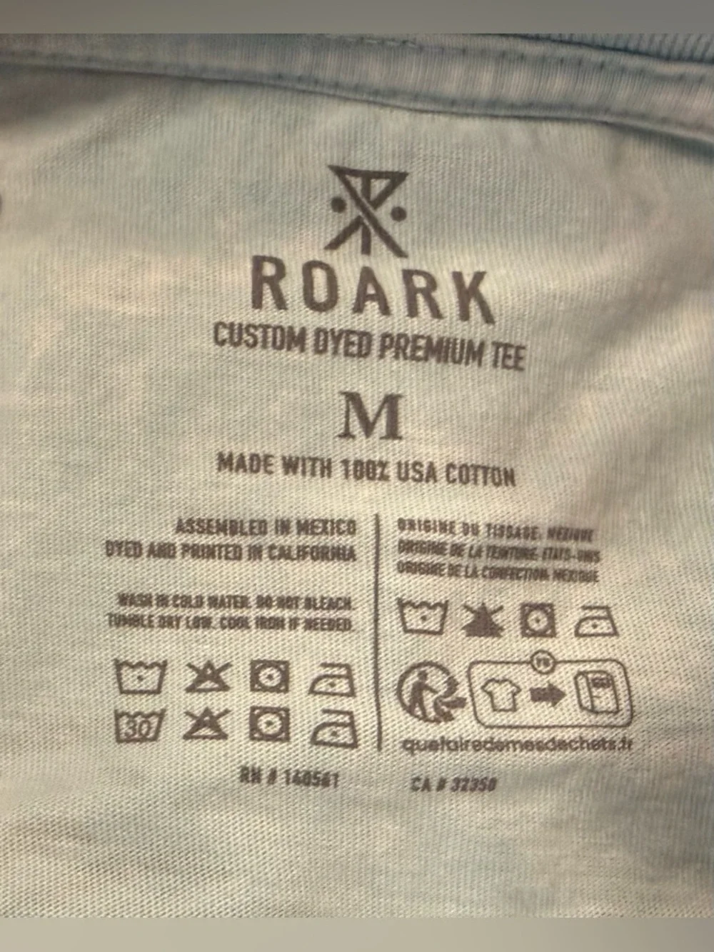 Roark Graphic T-Shirt Set of 2- Grey & Light Blue, men’s size medium. NWT. - Picture 4 of 4